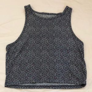 Aeropostale Printed Crop Top